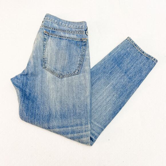 Rag & Bone Boyfriend Jean Light Wash Distressed Denim Size 25 - Picture 7 of 7